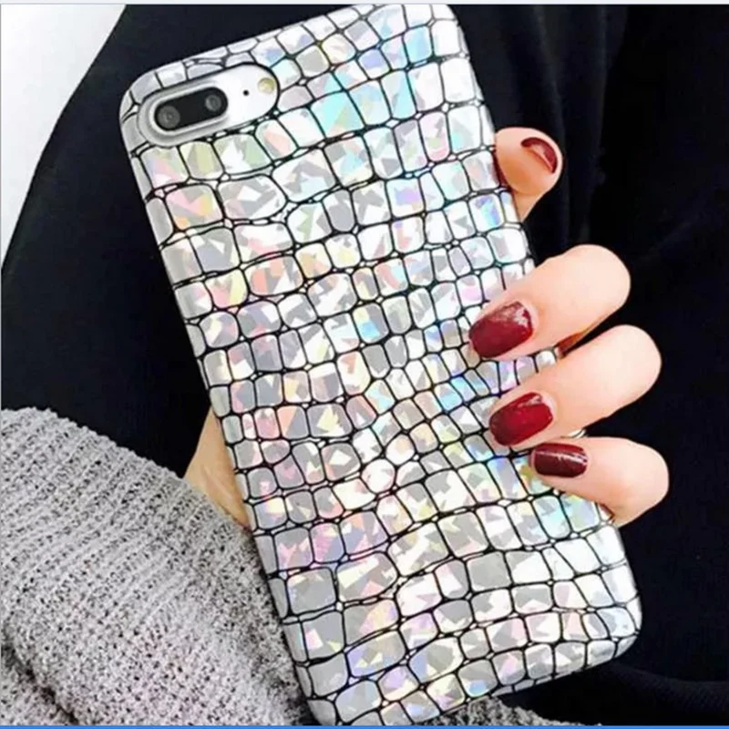 Ультратонкий чехол Magic Brilliance для iphone xs max защитный Серебряный Блестящий с