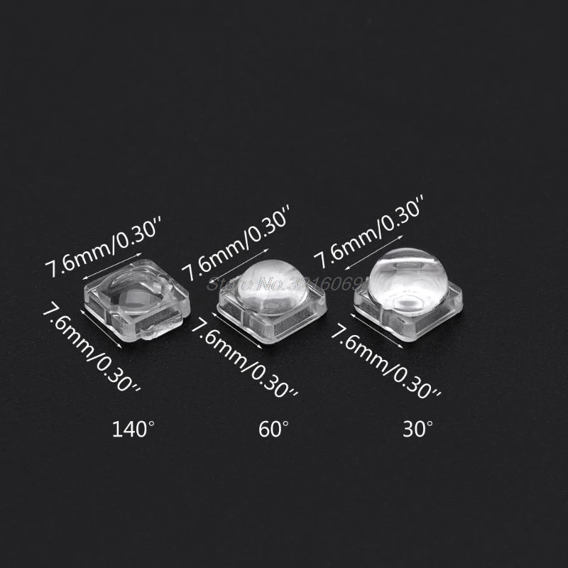 100 шт. светодиодный объектив для 5050 WS2812 APA102 WS2811 SK6812 30 60 Sep12 Прямая поставка |