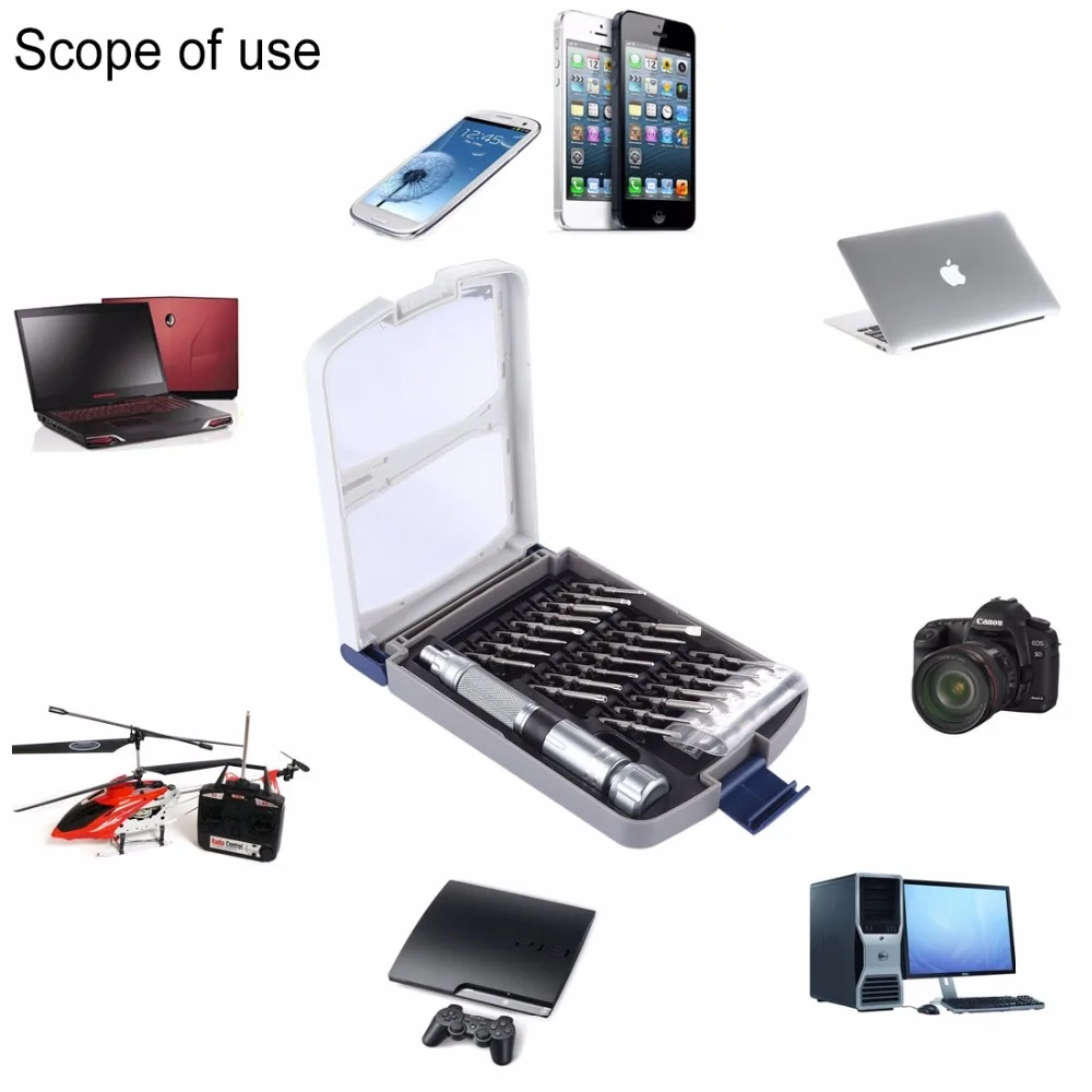 

43 in 1 Professional Screwdriver Repair Open Tool Kits for Phones, Tablets, Watch Repair Tool