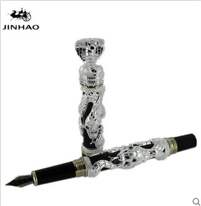 Высокое качество Jinhao металлическая перьевая ручка с рисунком змеи Роскошная