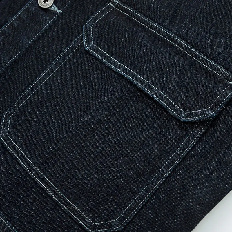 Мужская джинсовая куртка SEMIR потертая из 100% хлопка с открытыми плечами и передним