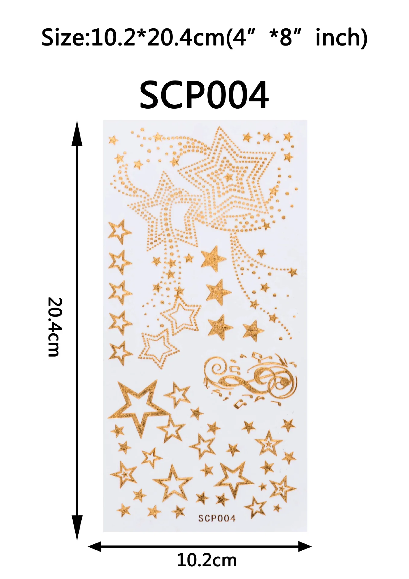 2015 татуаж хна тату новая ограниченная Татуировка Харадзюку 24 карат золото