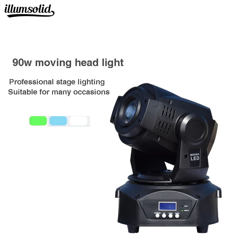 Moving head spot led 90 W gobo light профессиональное dj оборудование|Эффект освещения сцены| |