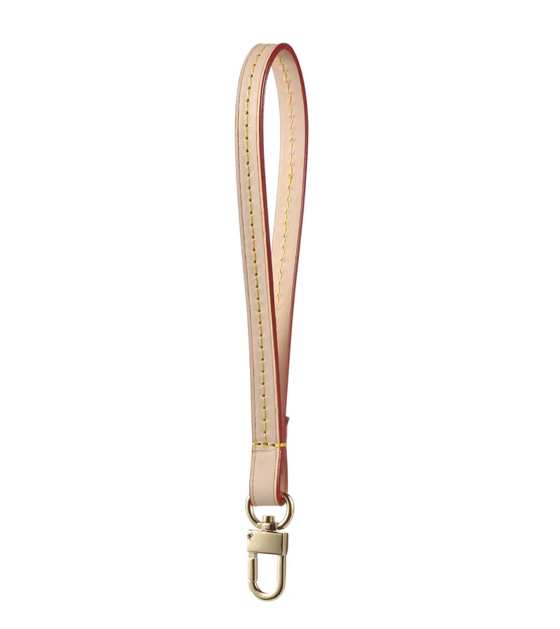 Genuine Leather Handle For Bags Gold And Silver Buckle Women Purse Handle Hand Strap Accessories High Quality Wrist Belt