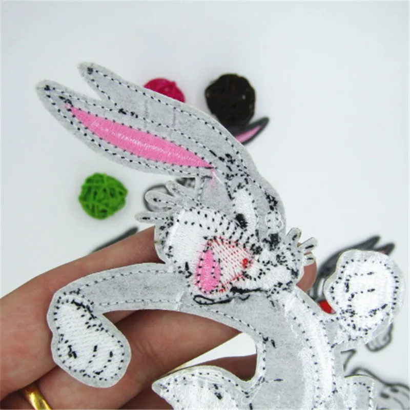 IDFIAF 1 шт. центр сделано из ткани железа на мультфильм кролик патчи для глажения