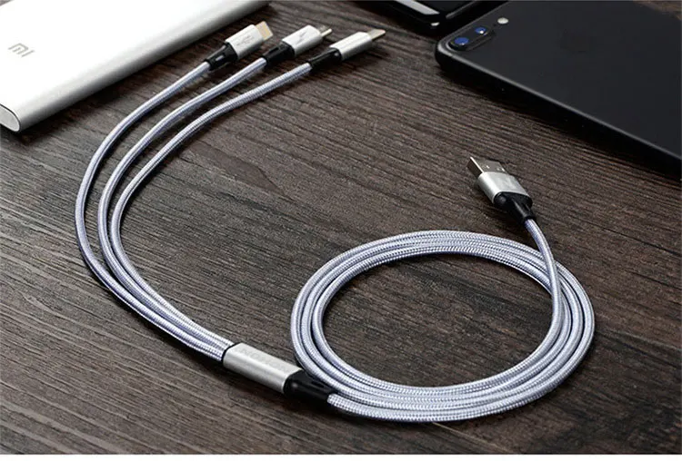 NOHON 3 в 1 USB кабель 2 в 1 Тип C 8Pin Кабель зарядного устройства микро-usb для iPhone 8 7 6 6S Plus iOS 10 9 8 USB-C кабели для телефонов Android