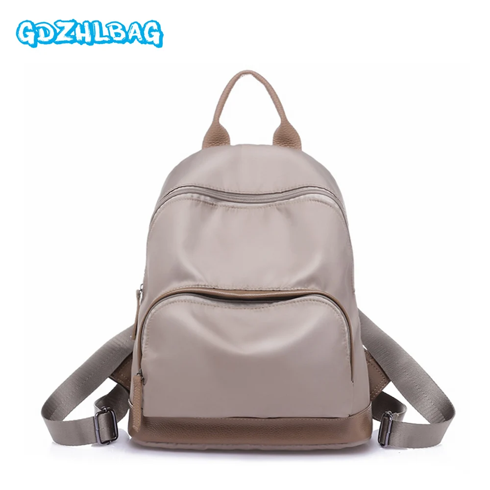 GDZHLBAG Women Backpack Waterproof nylon School Bags Students Travel Shoulder Bag for Teenager Girls B16802 | Багаж и сумки