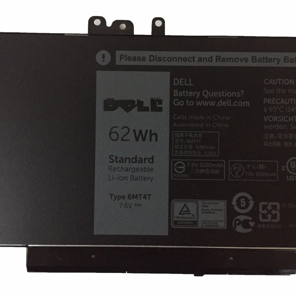 7 6 v 62wh 6MT4T новый оригинальный аккумулятор для ноутбука Dell Latitude E5450 Series 0R9XM9 8V5GX