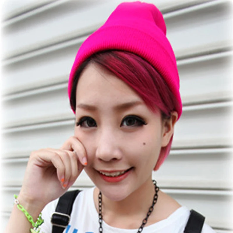 Женская зимняя Балаклава шапки Мужская черная вязаная шапка бини женская теплая