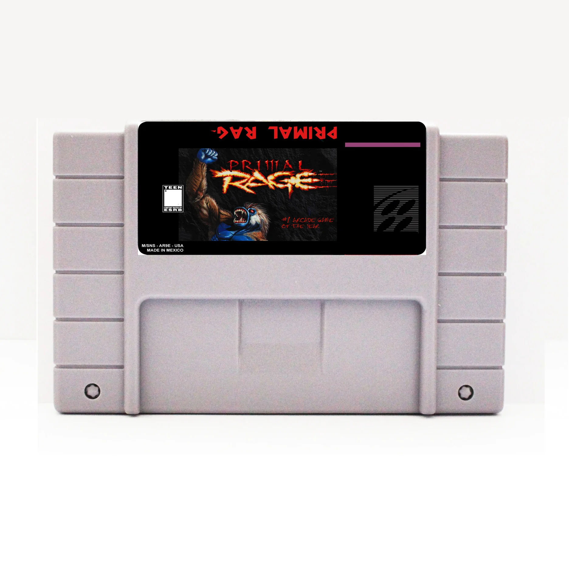 PrimalRage-16 бит для США NTSC игровой плеер большая серая игровая Карта | Электроника