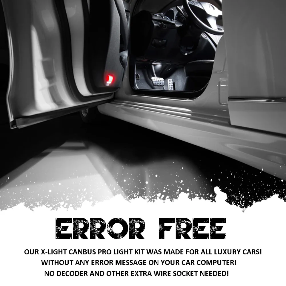 25 шт. набор белых светодиодных ламп для внутреннего освещения Audi A4 B6 2002-2005 |