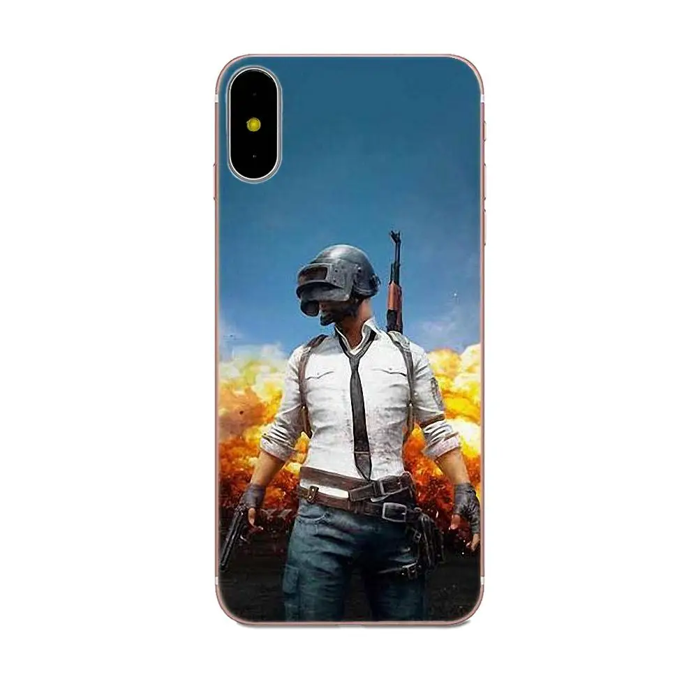 Мягкая Печать Capa Pubg мобильные наклейки для Xiaomi Redmi Mi Note 7 8 9 SE Pro Lite Go