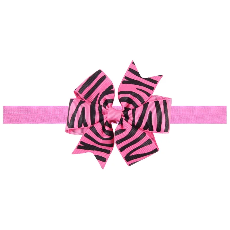 Детские эластичные ленты для волос банты маленьких девочек аксессуары обруч с