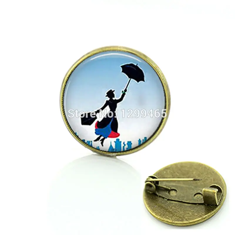 

Mary Poppins Real Sale Glass Broche Brooches For Jewelry Brooch Art Pture Lass Cabochon Dome Medal Your Finish Choe C 518