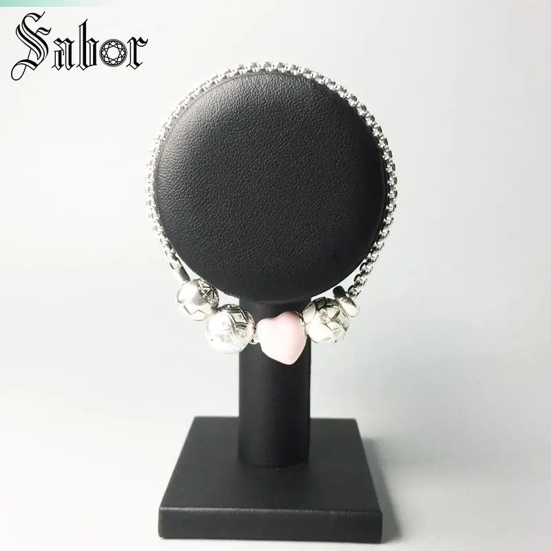 Браслеты thomas бусины в форме сердца цепочка из звеньев лотоса модные ювелирные