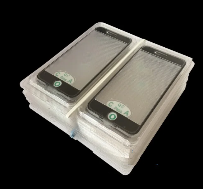 10 шт. холодный пресс 3 в 1 переднее стекло с рамкой OCA для iphone 5 5s 6 6s 7 7g 8 8p X plus ремонт