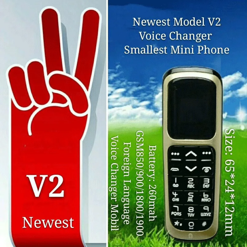 MAFAM Quad Band Bluetooth Dialer Мини Мобильный телефон 0,66 дюймов одна sim-карта fm-радио сотовый телефон(не поддерживает карту памяти