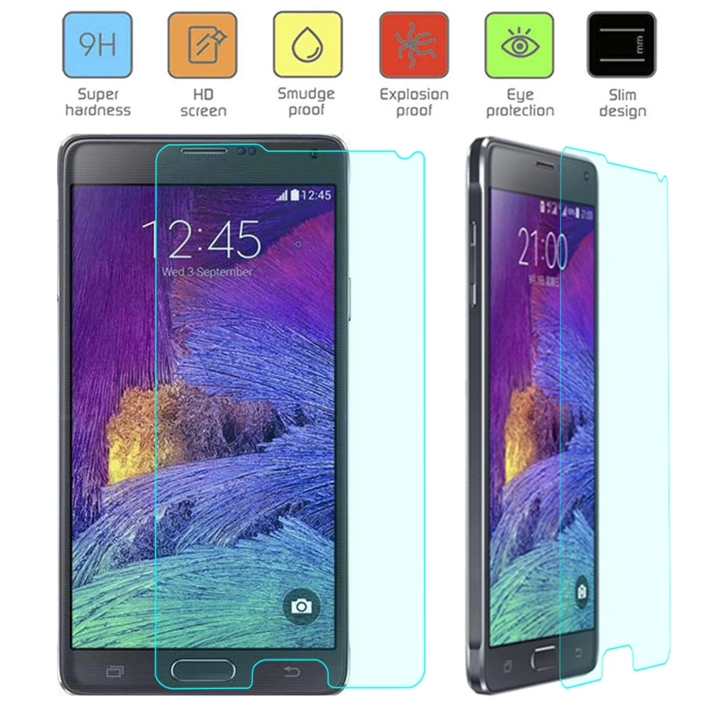 2 шт СПС Стекло Samsung Galaxy Note 4 S6 S7 защита экрана закаленное стекло для Note5 S3 S4 S5 S1