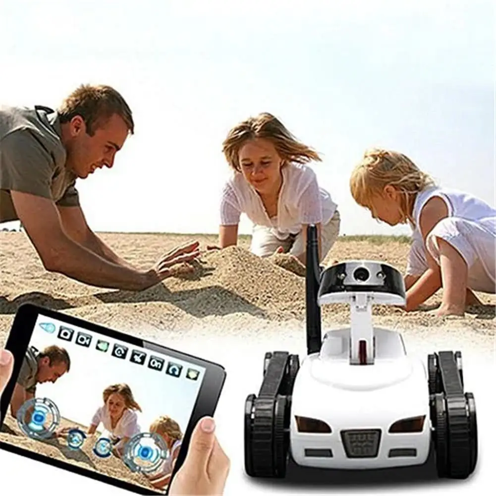 В режиме реального времени передача видео Wi-Fi Танк RC автомобиль с камерой игрушки наружные безопасность Поставки