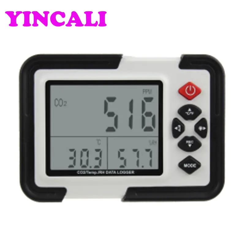 Hot Sale Carbon Dioxide Detector HT-2000 CO2 Monitor Meanwhile Show Temperature Relative Humidity Tester | Инструменты