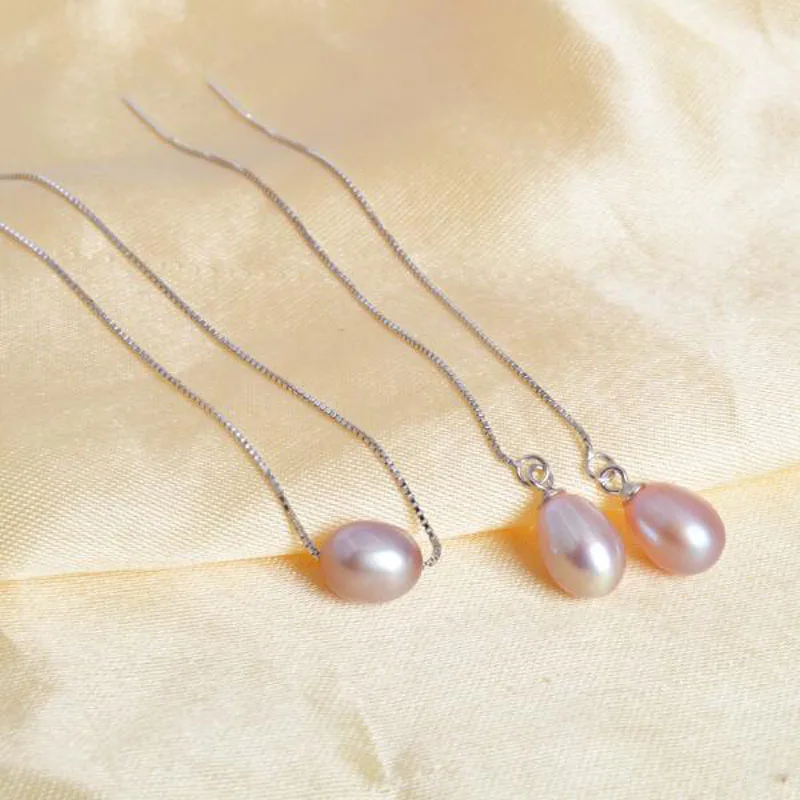 Женский комплект украшений из серебра 925 пробы с пресноводным жемчугом|pearl jewelry