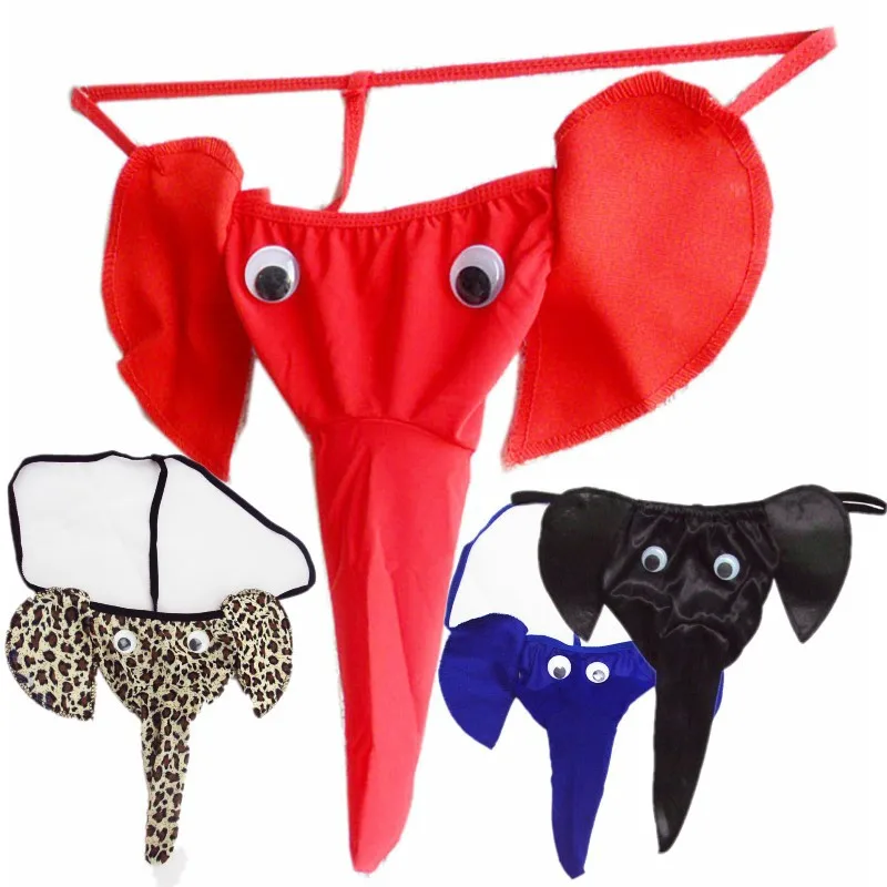 Горячие порно белье Трусики стринги Underpant слон пеньюары Lingeire мужские Мужской