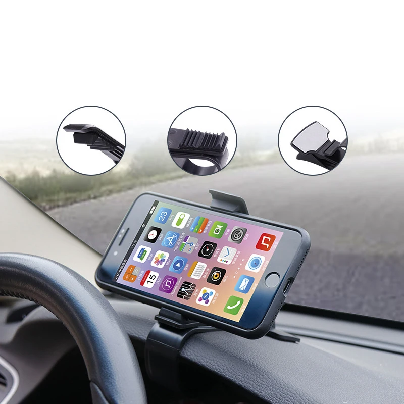 Universal Dashboard Car Phone Holder Easy Clip Mount Stand Clamp for Smartphone GPS Display Support | Мобильные телефоны и