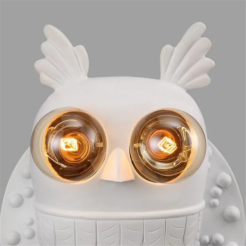 Современные Настенные светильники в скандинавском стиле с совой креативный