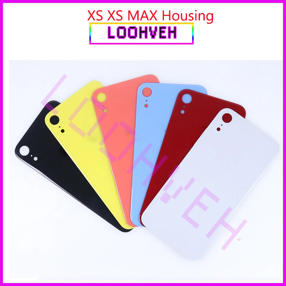 

50Pcs/lot High Quality Back Cover For iphone XS or XS MAX and For iphone XR Housing Cover Rear Door Chassis Middle Frame