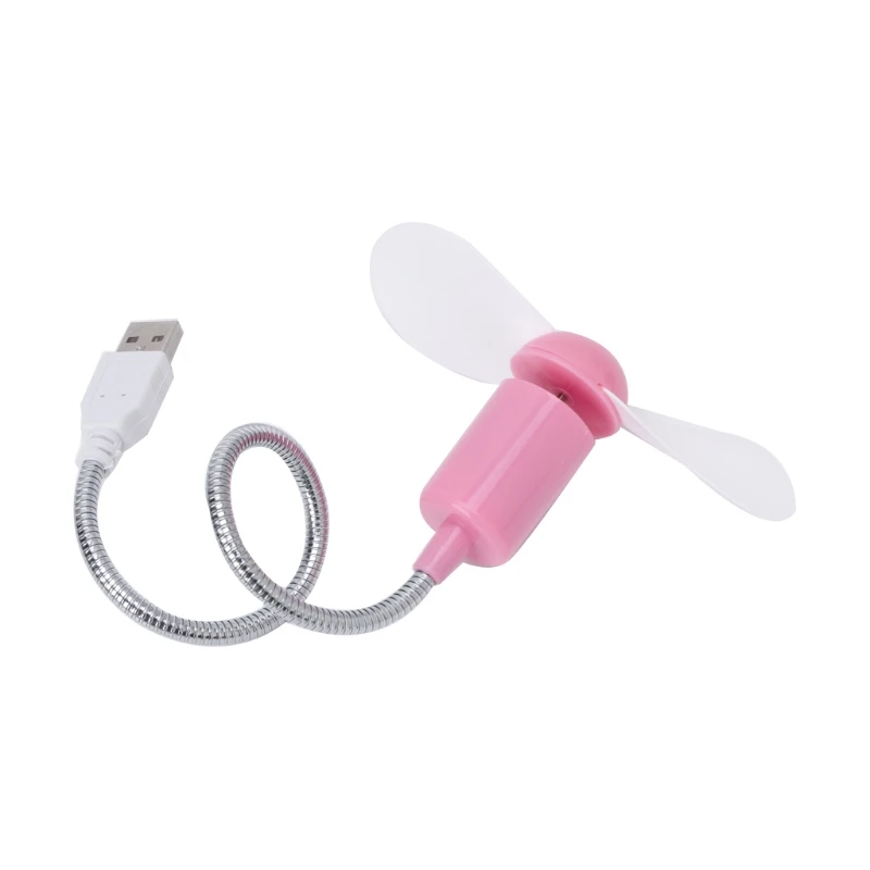 Free_on гибкий гусиная шея USB мини охлаждающий вентилятор кулер для ноутбука