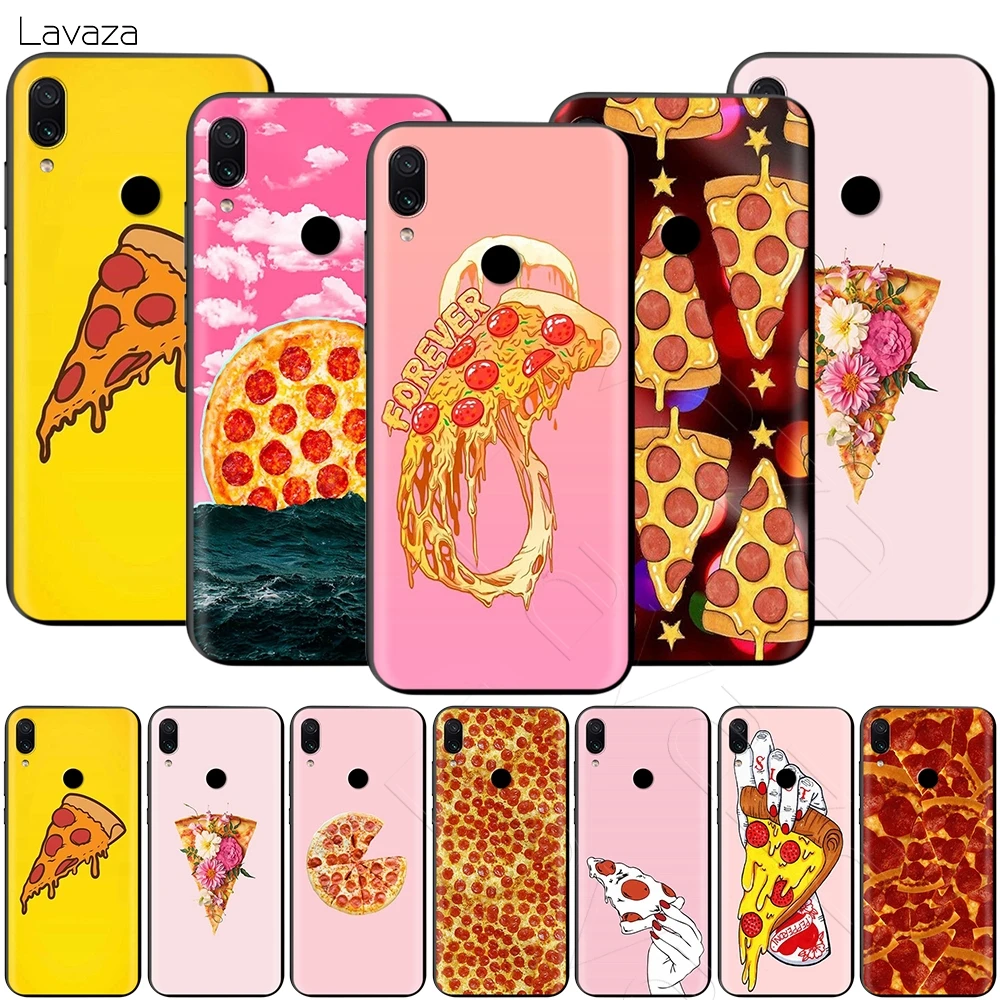 Lavaza Food Pizza Case for Xiaomi Redmi Note 4A 4X 5 5A 6 6A 7 S2 Pro Go Prime Plus |
