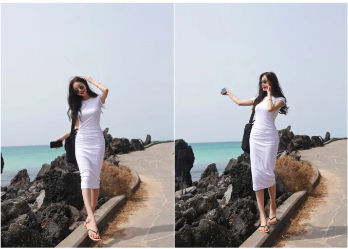 Черное платье femme Boho облегающее боди-футболка для девушек сексуальное Белое платье летние женские платья женское вечернее платье с круглым вырезом