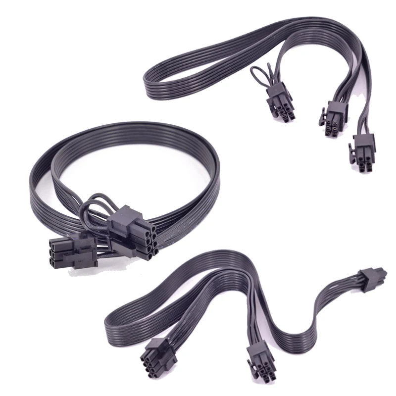 Для Cooler Master Silent Pro M1000 M850 M700 M600 PSU PCIe 6Pin к Dual 6 + 2Pin PCI express 8Pin кабель питания 6pin