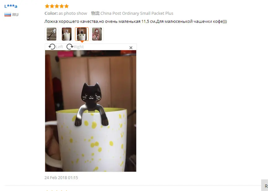 Кошачья ложка, ложка с длинной ручкой, столовые приборы для кофе, нержавеющая сталь, питьевые инструменты, чашки, аксессуары, ложки, креативная кофейная ложка, Oct#3