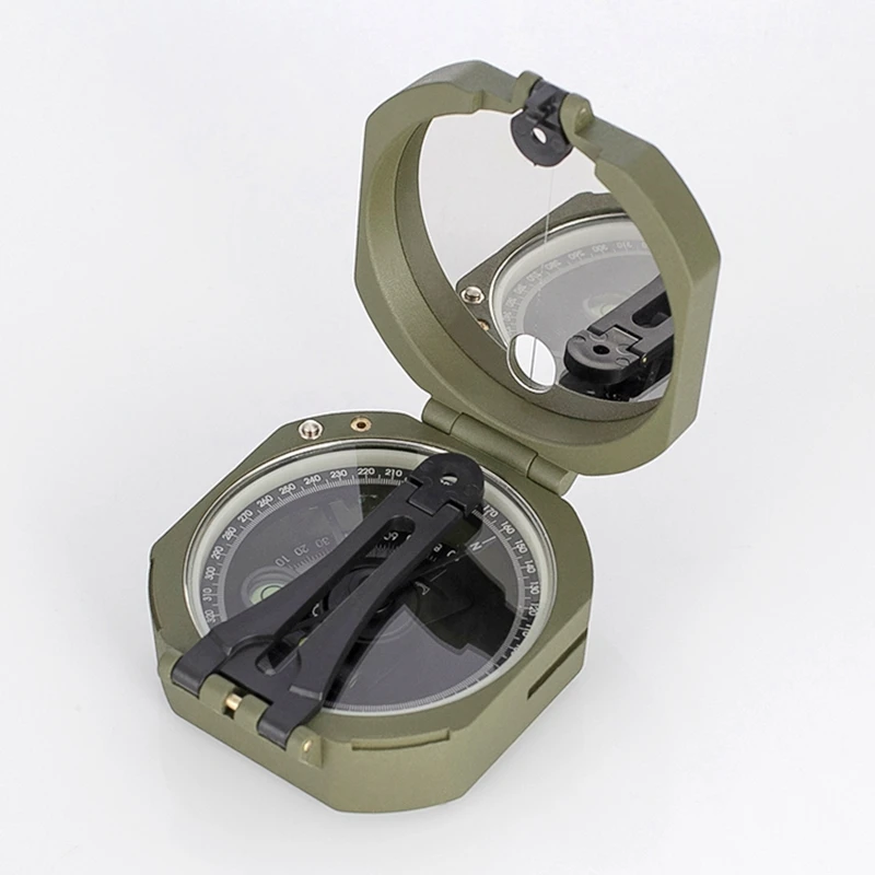 Портативный многофункциональный геологический компас из цинкового сплава