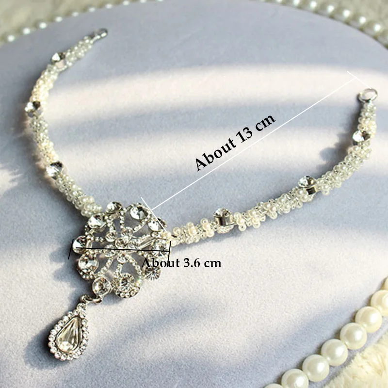 Новинка Высококачественная головная повязка ручной работы женский жемчужный