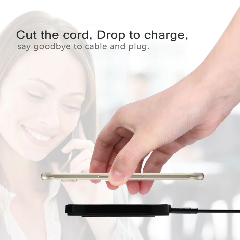 Lewoer Qi Wireless Charger For iPhone Max X 10W Fast Wirless Charging Pad For Samsung S10 Xiaomi MI 9 desktop pad charging