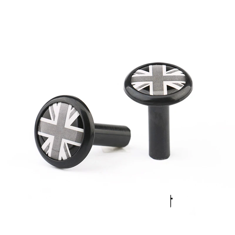 1 2 шт. дверные замки Pin Обложка для MINI COOPER JCW One+ S Countryman Clubman R55 R56 F54 F55 R60 автомобиля Аксессуары Укладка дверь Стикеры - Название цвета: 1
