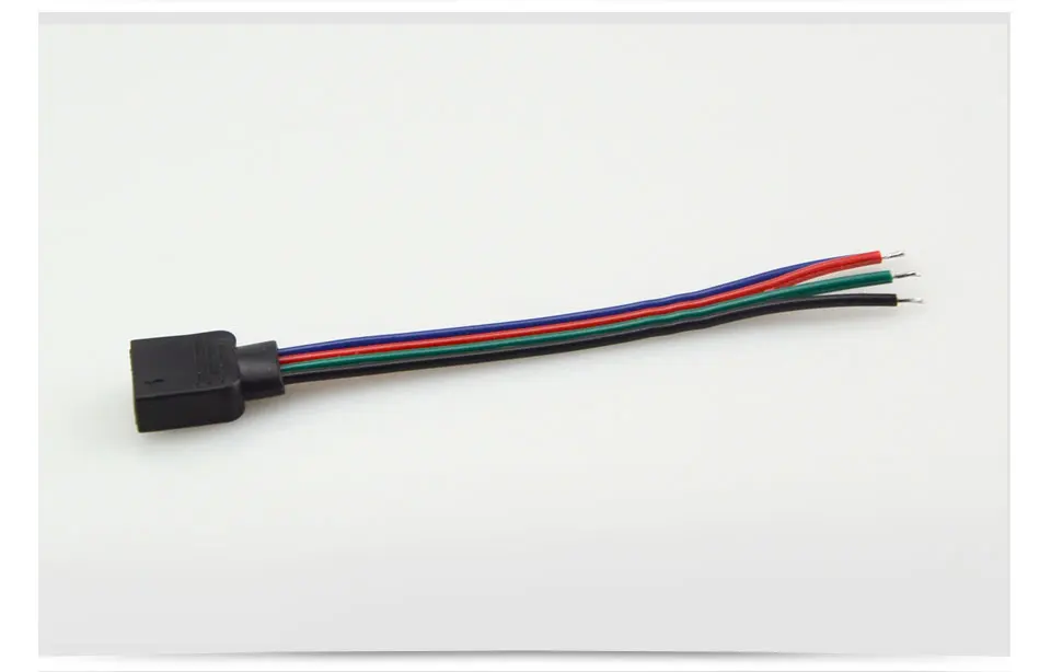 AmmToo 5 шт. 4Pin RGB светодиодные ленты провода кабель без пайки подключения для RGB 5050 3528 светодиодные ленты лампы аксессуары