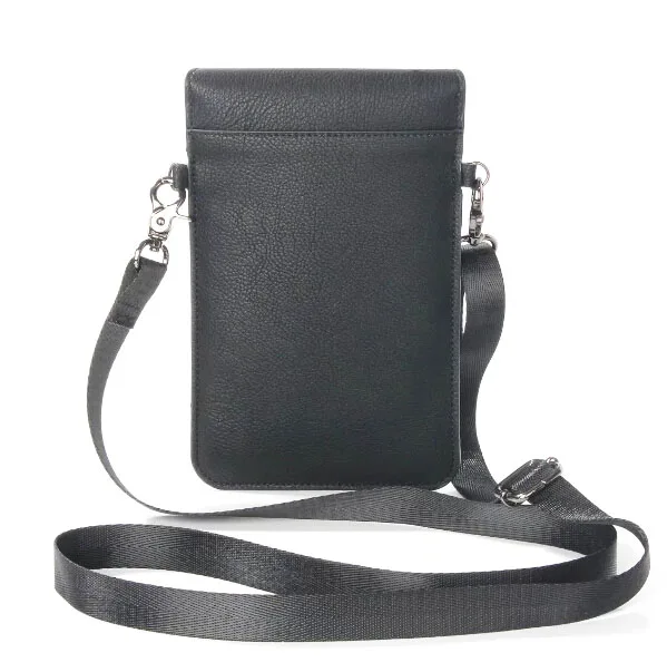 Леди плечевой ремень мобильный телефон кожаный чехол на молнии портмоне с