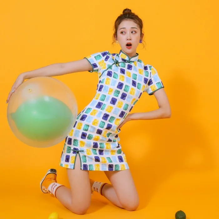 2019 Новый Традиционный для китаянок платье шелковый атлас Cheongsam сексуальное