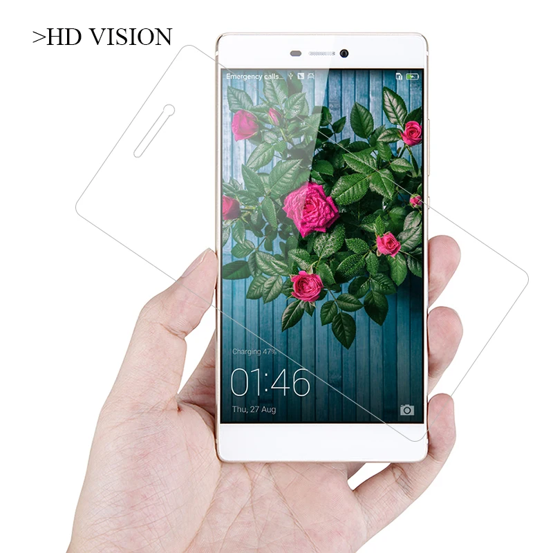 2 шт Закаленное стекло протектор экрана для huawei Ascend P8 P9 Lite G9mini honor 3 4 c 4x6 6plus 7 i