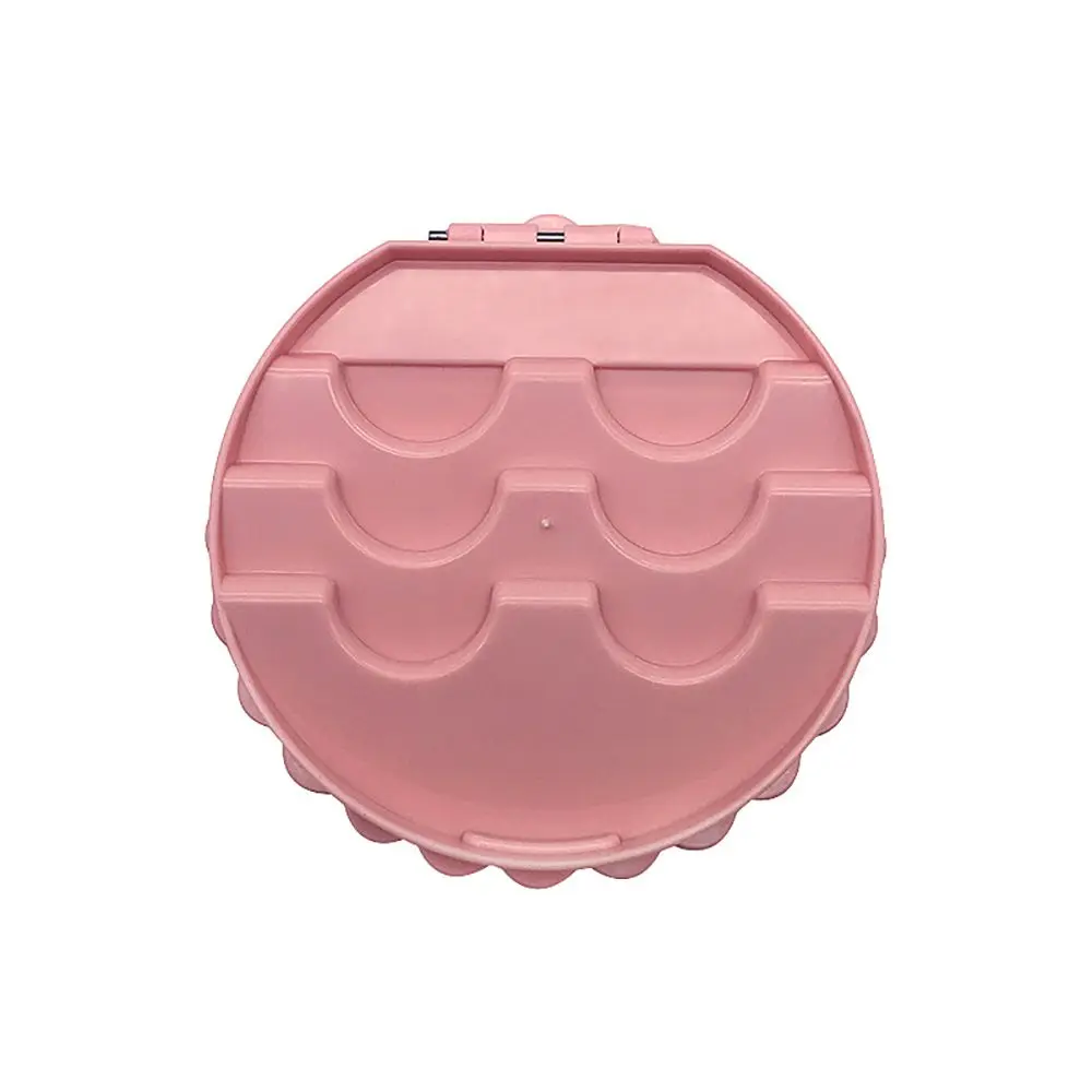 Пластиковый ящик для хранения поддельных ресниц ELECOOL розовый цветочный узор с