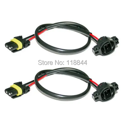 2 шт. 5202 H16 2504 PSX24W шнур питания жгут проводов для HID балласта в наличии розетка