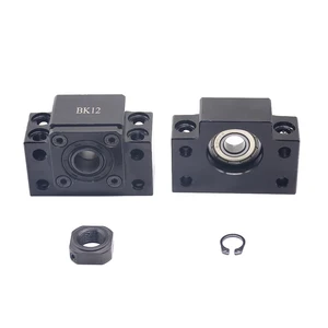 Концевая опора шарикового винта 1 шт. BK12 + 1 шт. BF12 BK15 BF15, концевая опора шарикового винта 12 мм, запчасти для ЧПУ SFU1605 SFU1610 BK10 BF10 forSFU1204