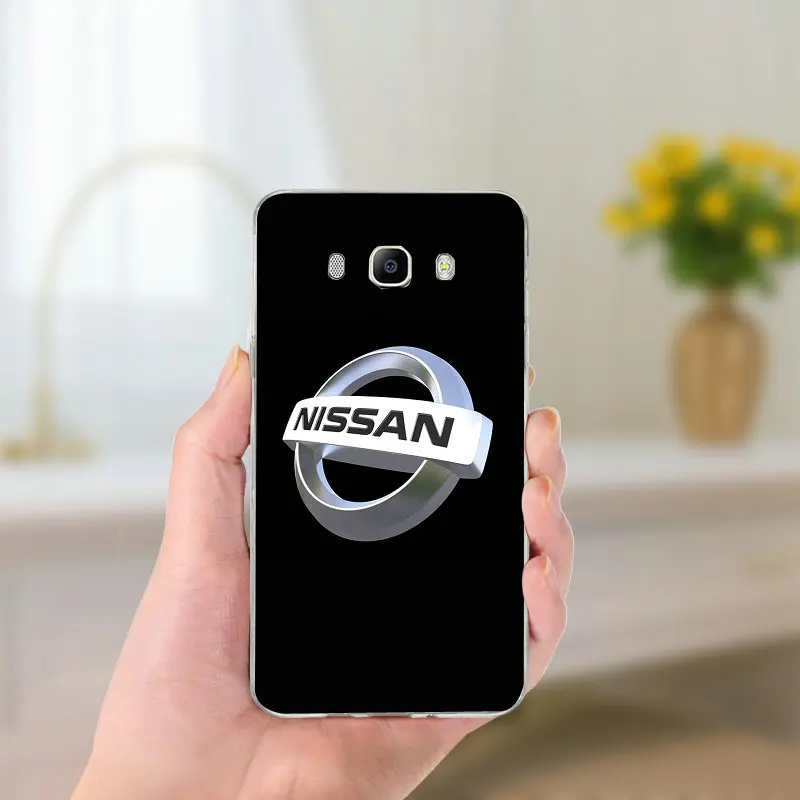 С логотипом Nissan с принтом в виде машин чехлы для мобильных телефонов Samsung Galaxy J1 J2 J3
