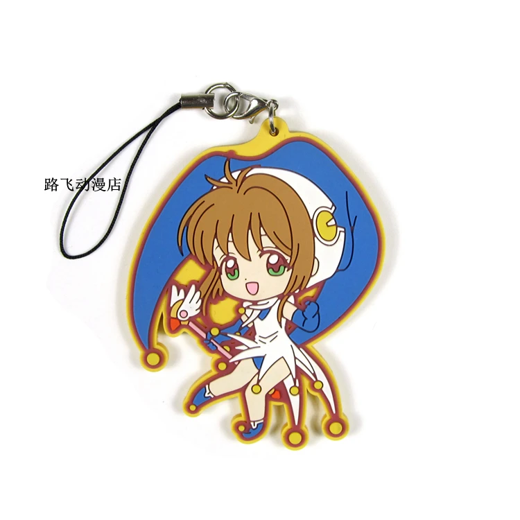 Экшн фигурка Yukito KINOMOTO SAKURA RUBY MOON CERBERUS резиновый брелок подвеска рождественские