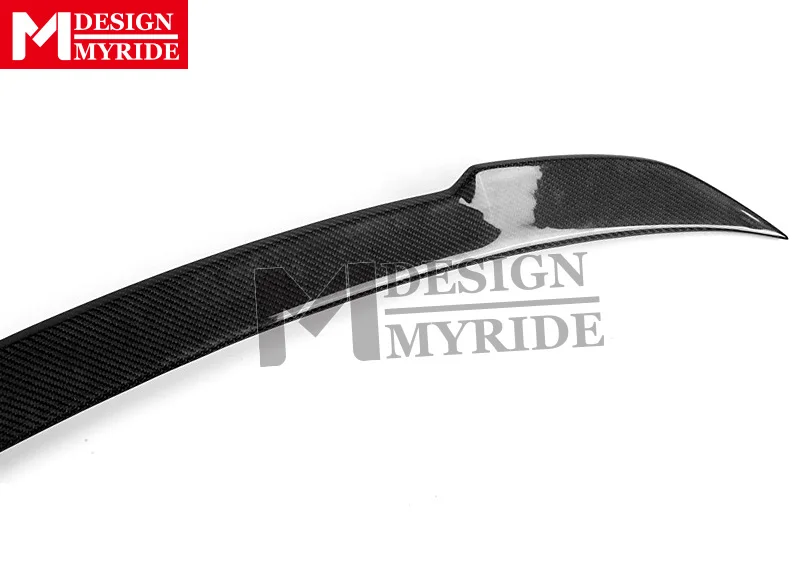 Задний спойлер задний жесткий Топ CS Стиль углеродное волокно заднего багажника