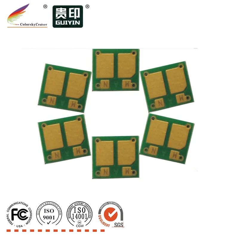 4 шт./лот лазерный чип сброса картриджа с тонером для HP Color LaserJet Jel Pro M254NW MFP M281CDW CF500A