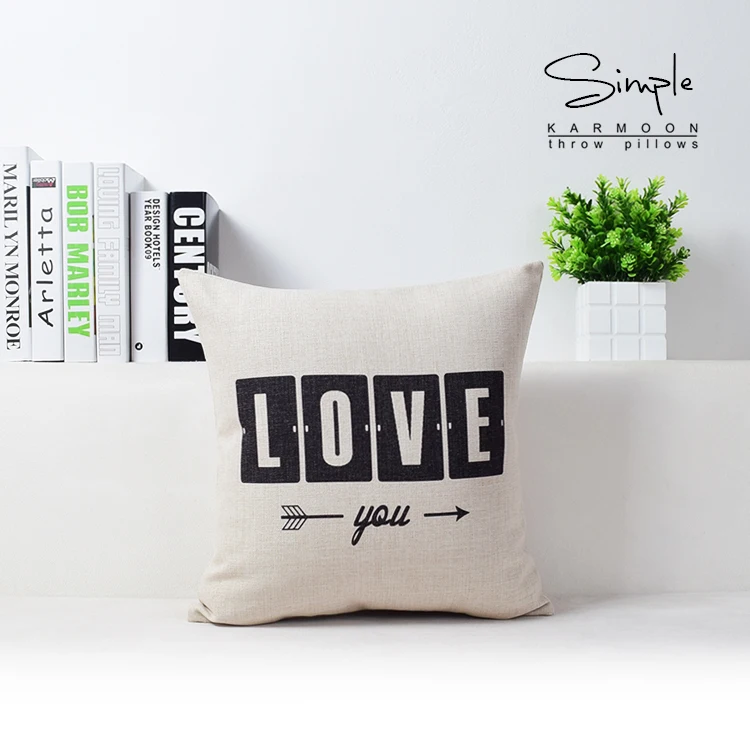 Nordic Геометрические Олень наволочка с сердечками Подушка Шам Home Decor подушки